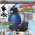 Mauk Sandfilteranlage + Pumpe 7500 l/h. Pool Swimmingpool Filter Sandfilter  #02