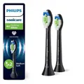 Philips HX606288 Schwarze Sonicare Optimal White Ersatzbürstenkopf 2 Stück