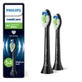 Philips Sonicare W2 Optimal White HX6068/88 Ersatzbürstenköpfe Schwarz 2er-Pack