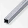 Quadratrohr 1 M 23.5 Mm Aluminium Roh Blank - Alfer