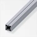alfer Quadratrohr 1 m 23.5 mm Aluminium roh blank