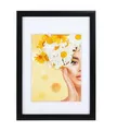 IDEAL TREND Kunststoffrahmen mit Klarglas Bilderrahmen PS-1 Frame Foto Collage Portraitrahmen Glasscheibe: Farbe: Schwarz | Format: 15x20
