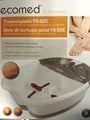 Ecomed FS-52E Fußsprudelbad mit Fußreflexzonenmassage, elektrisches Fußbad