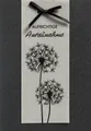 Trauer Kondolenz Beileidskarte mit Briefumschlag Pusteblume Schleife Aufrichtige