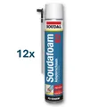 Soudal Profi Montageschaum 12 x 750 ml / Soudafoam B2 / Füllschaum / Bauschaum