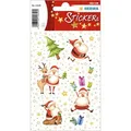 Herma Sticker Decor, 15629, Fröhliche Weihnachten, beglimmert, 30 Aufkleber, 30 Stück