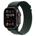 Apple Watch Ultra 2 49mm GPS+4G Titan Alpine Loop S schwarz/grün - dunkelgrün
