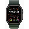 APPLE Watch Ultra 2 GPS + Cellular 49mm Black Titanium Case with Dark Green Alpine Loop - Small