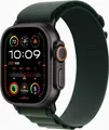 Apple Watch Ultra 2 2024 49mm Titan Schwarz Alpin Loop S Grün MX4Q3FD/A