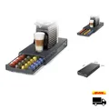 Metallschublade Kapselhalterung 40 Kapseln Nespresso