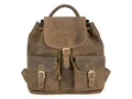 Rucksack Leder  "Vintage" antikbraun Greenburry