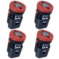 ULROAD 4x Wandhalterung für 12V Parkside Akku Batterie Wand Halter Halterung
