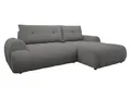 Mirjan24 Ecksofa Fliog mit Bettkasten, 3 Sitzer L-Form Sofa mit Schlaffunktion, Eckcouch für Wohnzimmer, Couch mit Bettfunktion (Velo 635, Seite: Rechts)