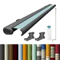 Vollkassettenmarkise Premium Basaltgrau, Markisenbreite: 4.5 m x 3.0 m, Markisentuchfarbe: Linde
