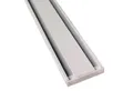Bestlivings Gardinenschiene, 2-läufig, Fixmaß, verschraubt, Flache Aluminium Schiene (7mm), Längen bis 480cm, (4x120cm)