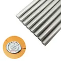 VARACL Heißkleber-Dichtungssticks für Briefsiegel stempel – ideal für Hochzeitseinladungen, Karten, Umschläge, Schneckenpost, Postkarten, Grußkarten, Geschenkideen, 7 x 100 mm, 20 Stück (Silber)
