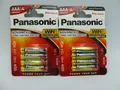 8x Panasonic LR03 AAA Batterien 1,5V – 2x 4er Pack Alkaline Micro Batterien