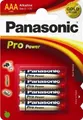 Panasonic Pro Power Gold AAA LR03 Micro Batterie 1,5V 4er-Blister