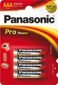 Panasonic Batterie PRO Power LR03 AAA Micro VPE: 4 Stk.