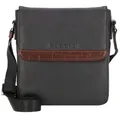 bugatti Corso DeLuxe Umhängetasche Leder 21 cm  schwarz