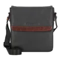 Bugatti Corso DeLuxe Umhängetasche Leder 21cm #BGL-491656 (schwarz)