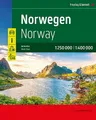 Norwegen, Autoatlas 1:250.000 - 1:400.000, freytag & berndt: Superatlas mit Spiralbindung, Camping- und Stellplätze, Freizeitinfos (freytag & berndt Autoatlanten)