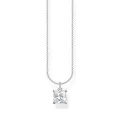 THOMAS SABO Kette mit weißen Stein 925 Sterling Silber KE2156-051-14-L45V