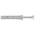 KLIMAS Schlagdübel 8 x 100 Stück, Nageldübel, Dübel, Kreuzschlitz, vormontiert, Polypropylen