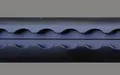 Alu-Zurrschiene halbrund (2000 x 50 x 11,5 mm) eloxiert schwarz C35 B-Ware