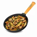 Ø24cm Pfanne aus Gusseisen mit Holzgriff abschraubbar 50 mm hoch Bratpfanne