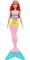 Barbie GGC09 - Dreamtopia Meerjungfrau-Puppe mit pinken Haaren, Spielzeug Geschenk für Kinder im Alter von 3 bis 7 Jahren