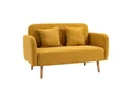 HOMCOM 2-Sitzer Doppelsofa mit Kissen und Anti-Rutsch Beinen