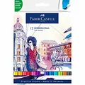 164612 FABER-CASTELL Gofa Aqua Dual Marker 12er Etui ~D~