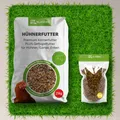 Hühnerfutter Bio Set 30kg – 25kg Premium & 5kg Schwarzkopfmaden