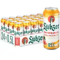 Lübzer Naturradler Grapefruit, Radler Dose (24 x 0,5 L), Dosenbier Biermischgetränk - Alster - Bier