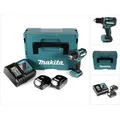 Makita DDF 485 RTJ Akku Bohrschrauber 18V 50Nm im Makpac + 2x 5,0 Ah Akku + Ladegerät