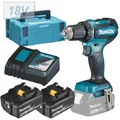 Makita Akkuschrauber Akku Bohrschrauber DDF485RTJ  18V  2 x 5Ah  Ladegerät