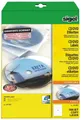 Sigel Etiketten CD-/DVD-Etiketten Inkjet/Laser/Kopier 117mm VE=50 Stück (25 Blatt) wei