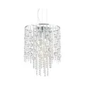 Ideal Lux EVASIONE SP8 G9 Chrome – Ceiling Lighting (Bedroom, Children 's Room, Dining Room, Living Room, Chrome, IP20, Surfaced, Round, Glass, Metal)