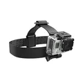SABRENT GoPro/Action cam Kopfband Halterung, Actioncam Kopfgurt Sport & Outdoor Kompatibel mit GoPro Hero 10, 9, 8, 7, Max, Fusion, Hero (2018) 6, 5, 4, Session, DJI, Osmo, Action Kameras (GP-HDST)