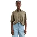 Marc O'Polo DENIM Kurzarmbluse aus TENCELTM Lyocell grün XL
