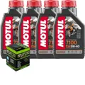 Wartungsset Öl Motul 7100 5W40 Filter Moto Morini 1200 Corsaro 06