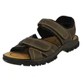 Rieker 25051, Herren Geschlossene Sandalen, Braun (tabak/schwarz), 47 EU (12 UK)