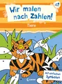 Malen nach Zahlen Set Tiere für Kinder ab 4 Jahren, Bastelset, DIY Malen