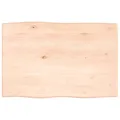 Schreibtischplatte 60x40x2 Cm Massivholz Eiche Unbehandelt