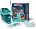 Leifheit Set Wischtuchpresse Profi XL 55096 mit Bodenwischer und Rollen