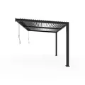 Sojag Terrassenüberdachung Hana 1013 Schwarz 305,3x399,4x270,1cm