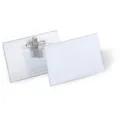 DURABLE 5 Namensschilder mit Kombiklemme 9,0 x 5,4 cm
