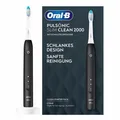 NEU Oral-B Pulsonic Slim Clean 2000 Zahnbürste Schwarz Schall Elektrisch Akku