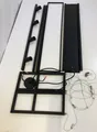Qazqa Industrie Vintage Hängelampe schwarz, 4-flammig, E27, IP20, LED geeignet